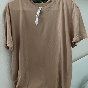 lululemon athletica Short Sleeve Tee in Tan